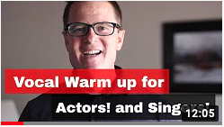 Vocal Warm up for the Actor & Singer with Dr. Roger Hale